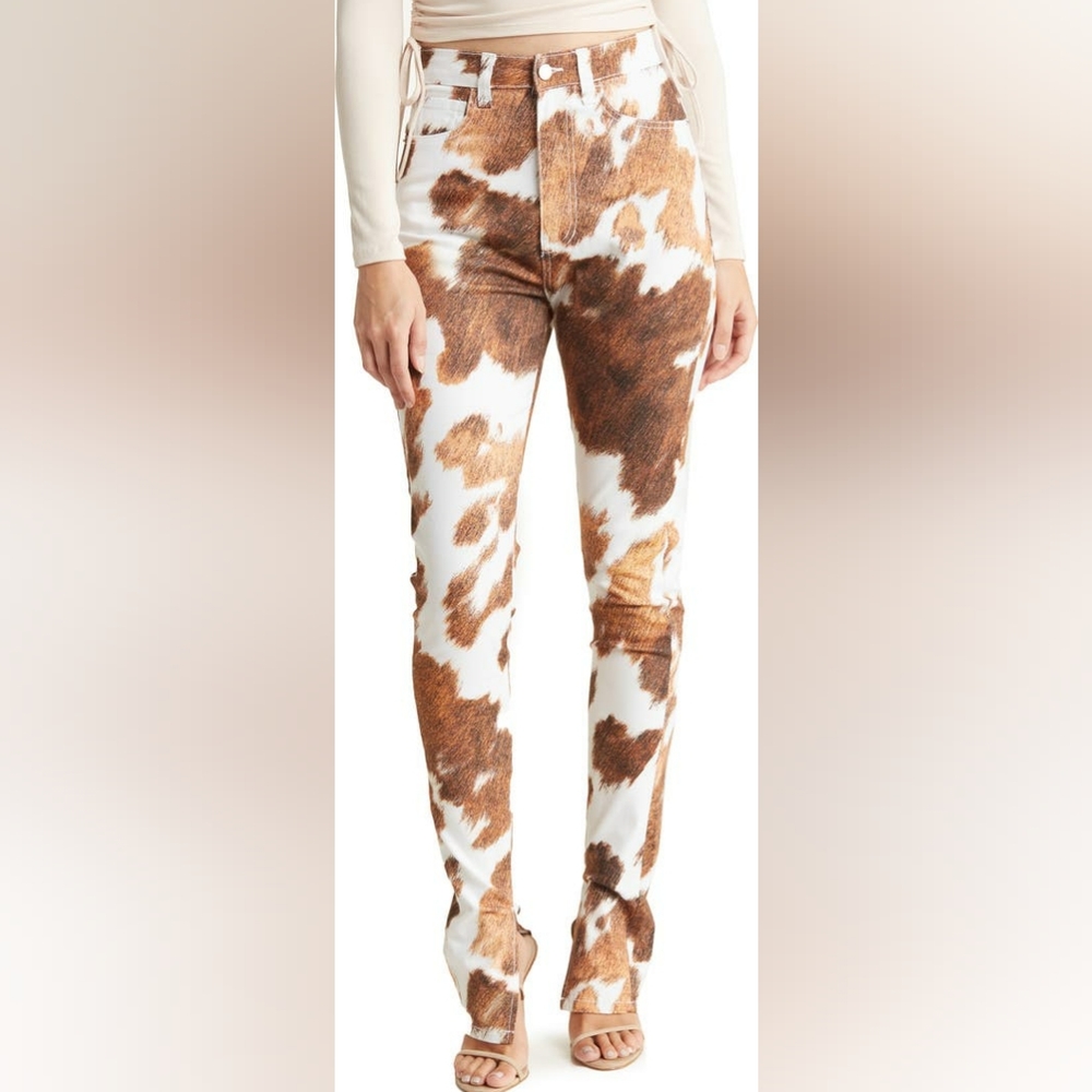 We wore what stiletto skinny pants, brand new